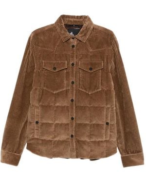 Moncler Gelt Quilted Corduroy Jacket - Brown