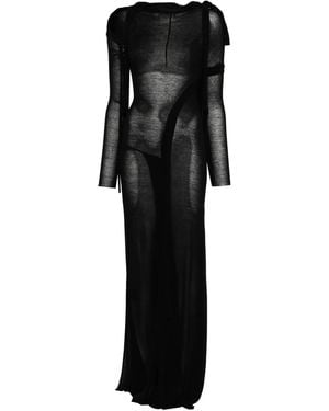 OTTOLINGER Deconstructed Maxi Dress - Black