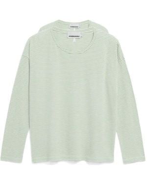 ARMEDANGELS Xianaa Striped Long-Sleeve T-Shirt - Green