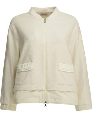 Moncler Zip-Fastening Jacket - White