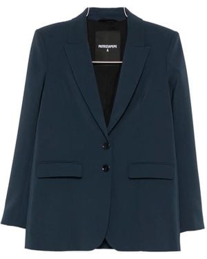 Patrizia Pepe Two-Button Blazer - Blue