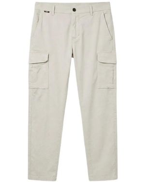 Mason's Straight-Leg Cargo Trousers - White