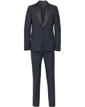 Prada Single-Breasted Wool And Mohair Tuxedo - Black