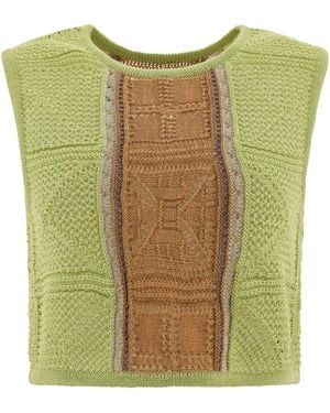 Kapital 7G Gebreide Top - Groen