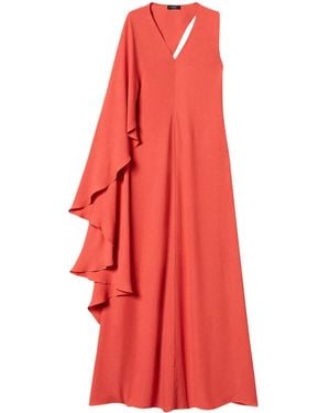 Twinset ケープデザイン ドレス - レッド