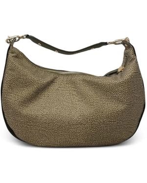 Borbonese Bolso De Hombro Frame Mediano - Verde