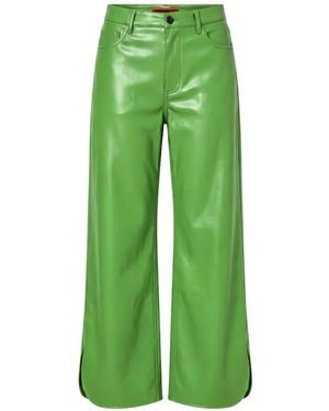 Simon Miller Livia Side-Slit Trousers - Green
