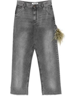 DARKPARK Lisa Raw-Cut Jeans - Gray