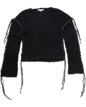 Acne Studios ドロップショルダー セーター - ブラック