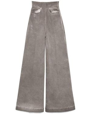 Rick Owens Dirt Cooper Wide-Leg Jeans - Grey