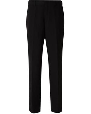 Berwich Lucano Pressed-Crease Trousers - Black