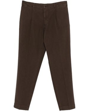 Dell'Oglio Pleat-Detail Trousers - Grey