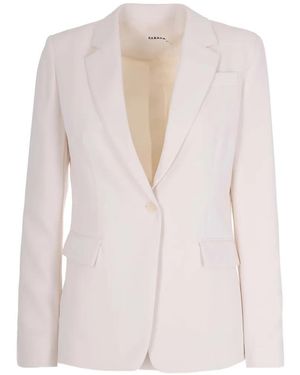 P.A.R.O.S.H. Button Fastening Blazer - White