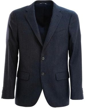 Boglioli Pinstripe Suit - Blue