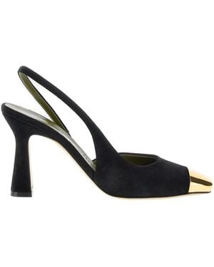 MARIA LUCA 90Mm Eleonora-Toe Slingback - Black
