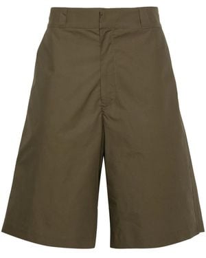 MODES GARMENTS Poplin Bermuda Shorts - Green