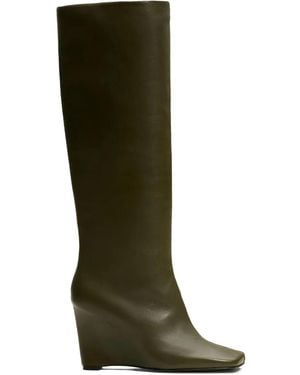 Ami Paris Kniehohe Stiefel 85Mm - Grün