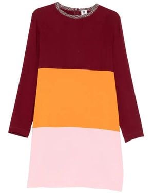Missoni Colour-Block Embellished Dress - Pink