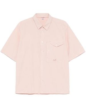 C.P. Company Kurzärmeliges Hemd - Pink