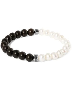 Tateossian Gear Trio Bracelet - White