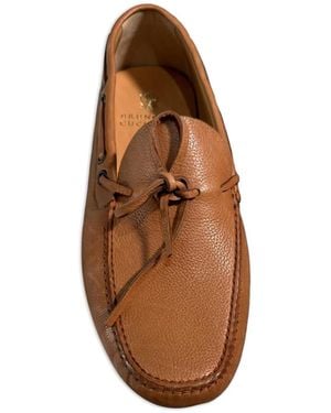 Brunello Cucinelli デッキシューズ - ブラウン