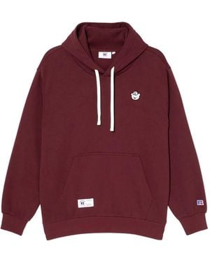 Chocoolate X Russell Athletic Bear-Embroidered Hoodie