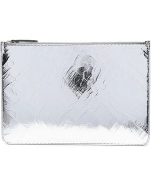 Maison Margiela Four-Stitch Logo Clutch - Grey