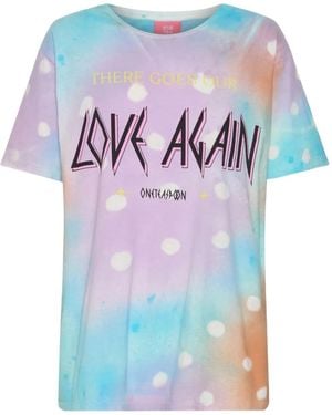 One Teaspoon Tie-Dye T-Shirt - Pink