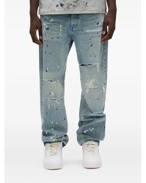Purple Brand P011 Patch Repair Jeans - Blue