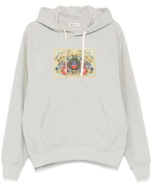 Bally グラフィック パーカー - ホワイト