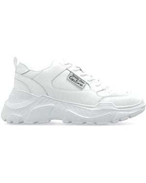 Versace Jeans Couture Logo-Patch Trainers - White