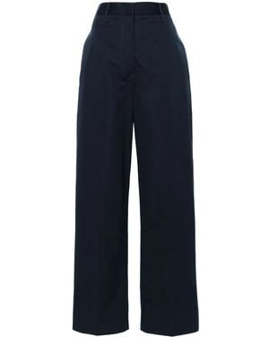 Fabiana Filippi High-Waist Wide-Leg Trousers - Blue