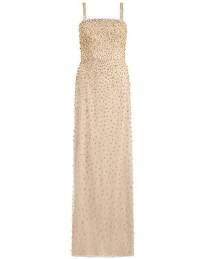 Jenny Packham Cherry Avondjurk Verfraaid Met Kralen - Wit