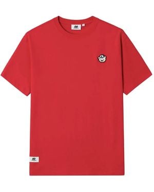 Chocoolate Bear-Patch T-Shirt - Red