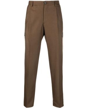 Tagliatore Geplooide Chino - Bruin