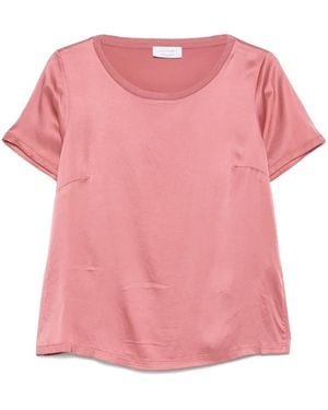 Daniele Fiesoli サテン Tシャツ - ピンク
