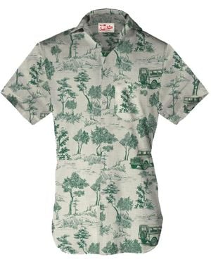 MC2 Saint Barth Toile Print Shirt - Green