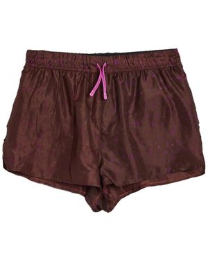 ALEX ZONO Ringer Tee Shorts - Purple
