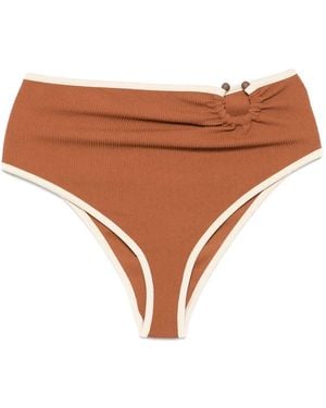 Johanna Ortiz Susurro Del Agua Bikini Bottoms - Brown