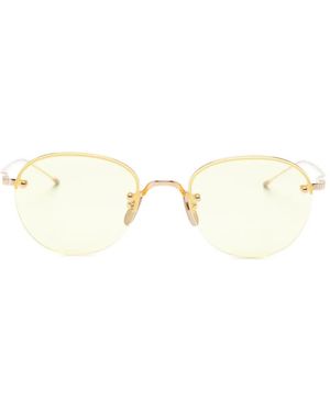 Thom Browne Gafas De Sol Con Montura Redonda - Neutro
