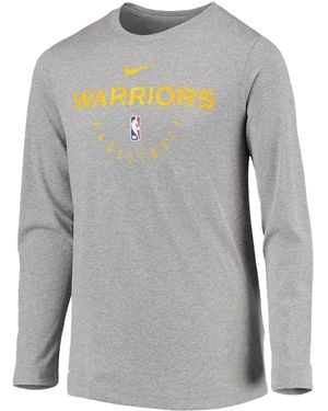 Nike Nba Golden State Warriors T-Shirt - Grey