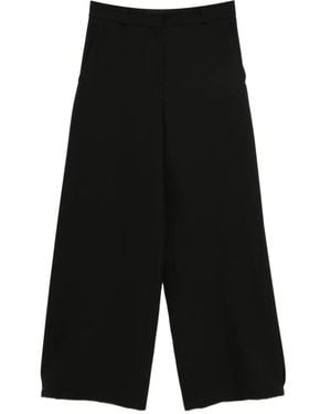Giorgio Armani Wide-Leg Palazzo Trousers - Black