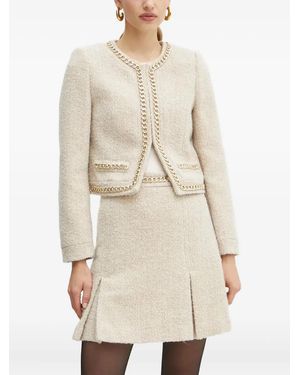 Marciano Chain-Detail Jacket - Natural