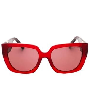 Marc Jacobs Square Full-Rim Sunglasses - Red