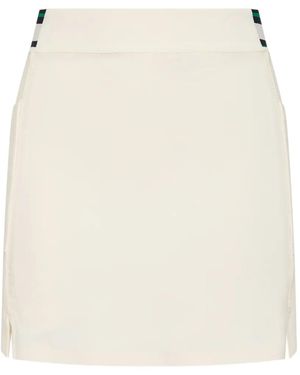 The Upside Striped-Detail Mini Skirt - White