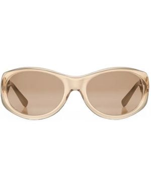 Magda Butrym Round-Frame Sunglasses - Natural