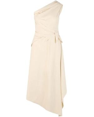 Monse Draped Dress - White