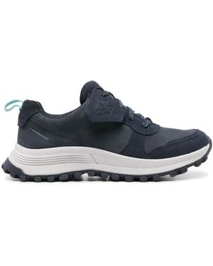 Clarks Atl Trek Free Wp Nubuck Trainers - Blue