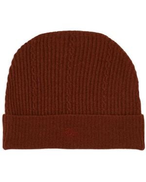 Etro Knitted Beanie - Brown
