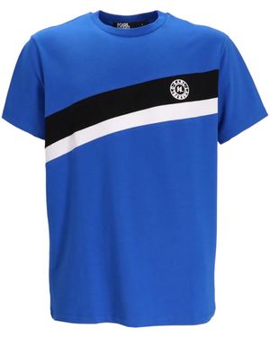 Karl Lagerfeld ロゴ Tシャツ - ブルー